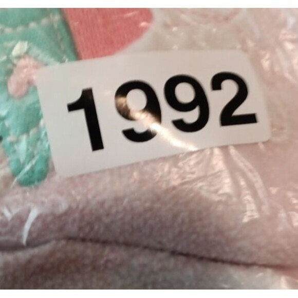 Carter's Girls 1 Piece Footed Sleeper Zip Up Fleece Pajamas Pink Bunny Size 6M - Picture 4 of 4